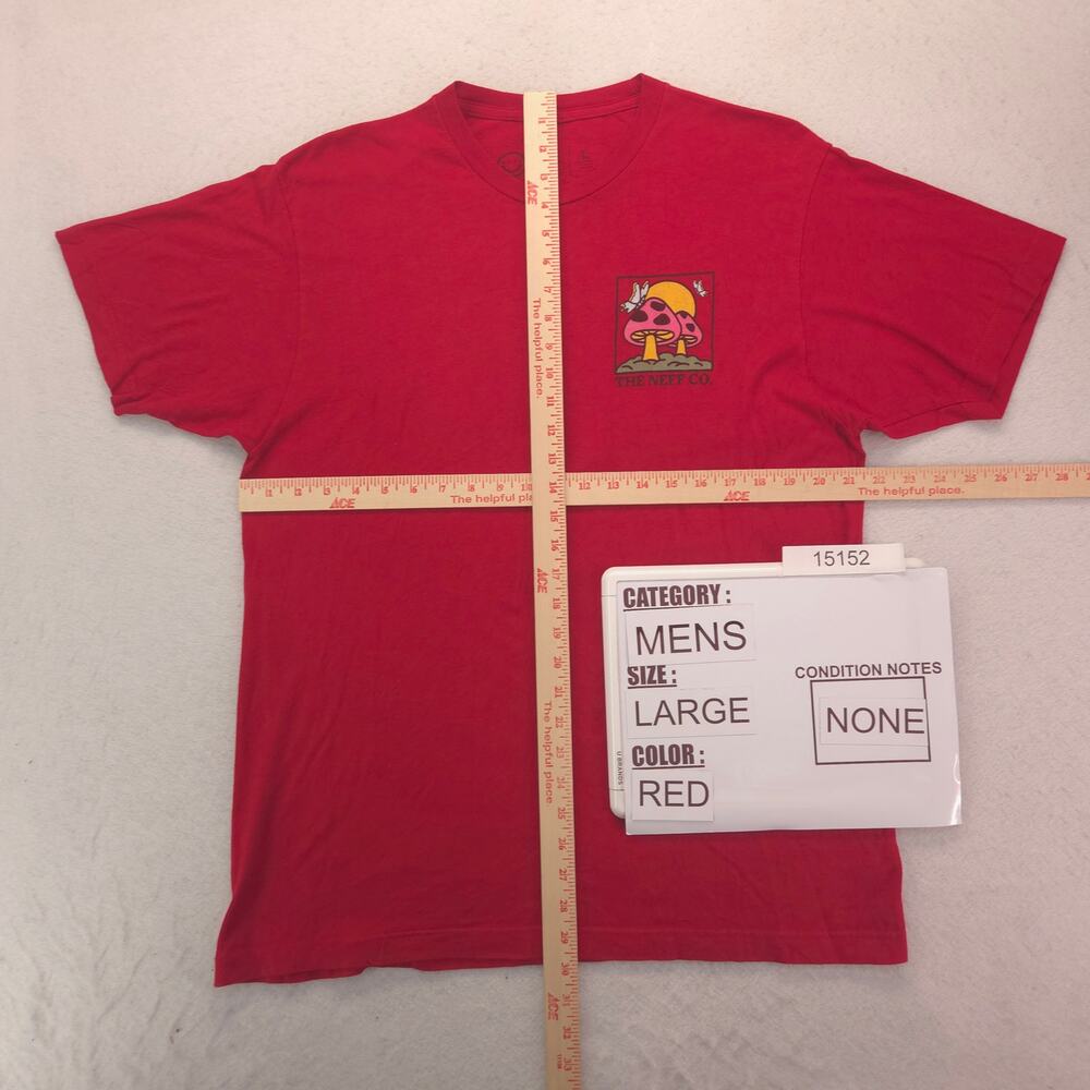 Neff Savages Graphic Casual Short Sleeve T Shirt Mens Size Large L Red - Picture 5 of 9
